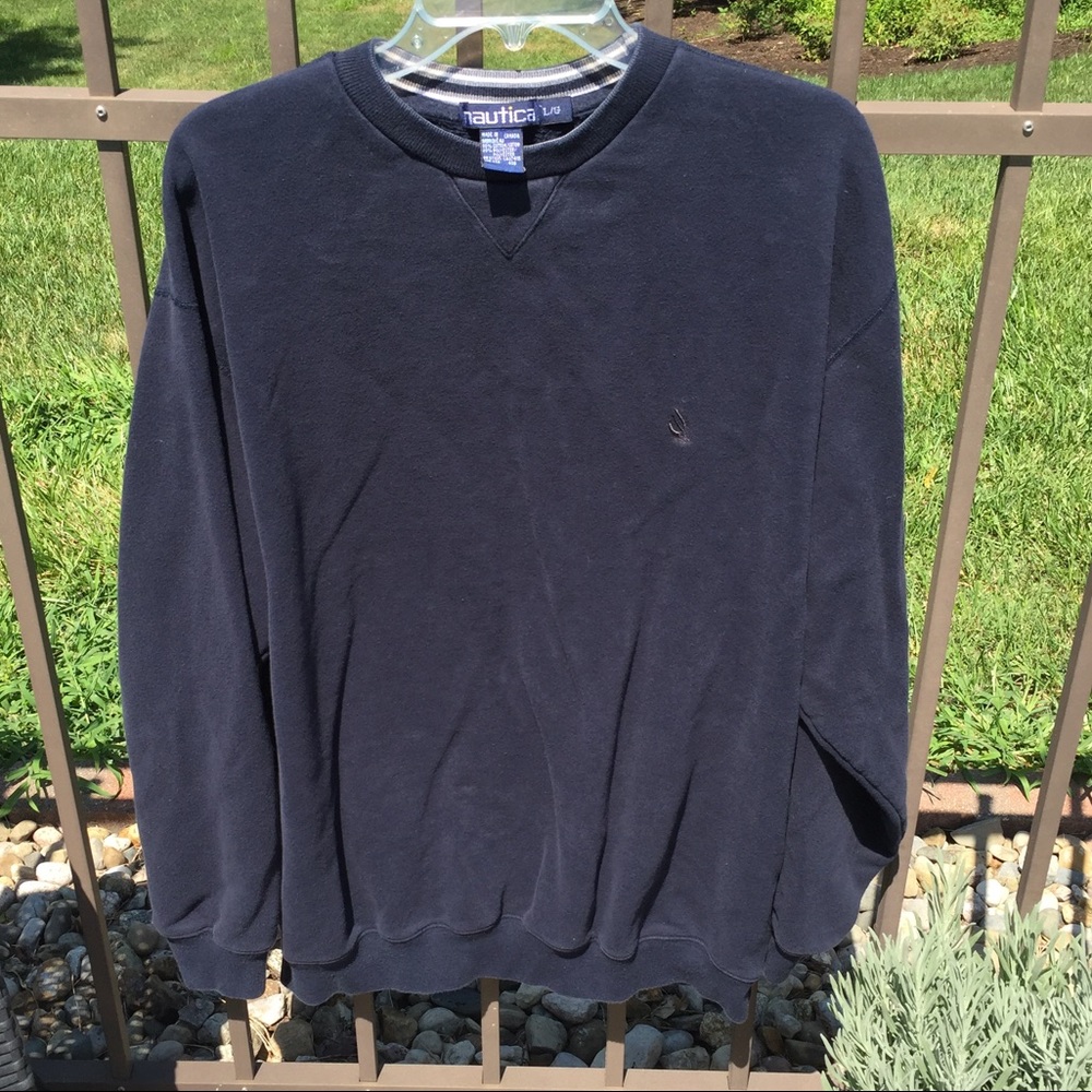 Navy Blue Nautica Crewneck Sweatshirt